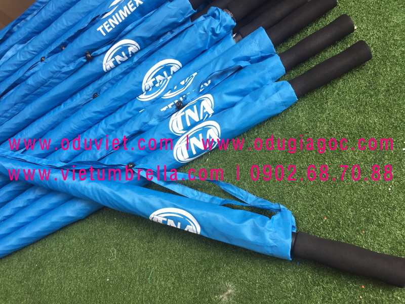 xưởng sản xuất ô dù cầm tay in logo quảng cáo